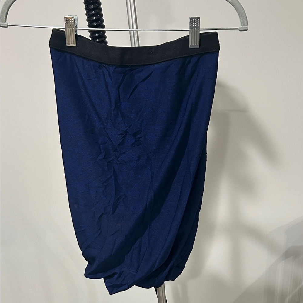 T by Alexander Wang Navy Pencil Skirt